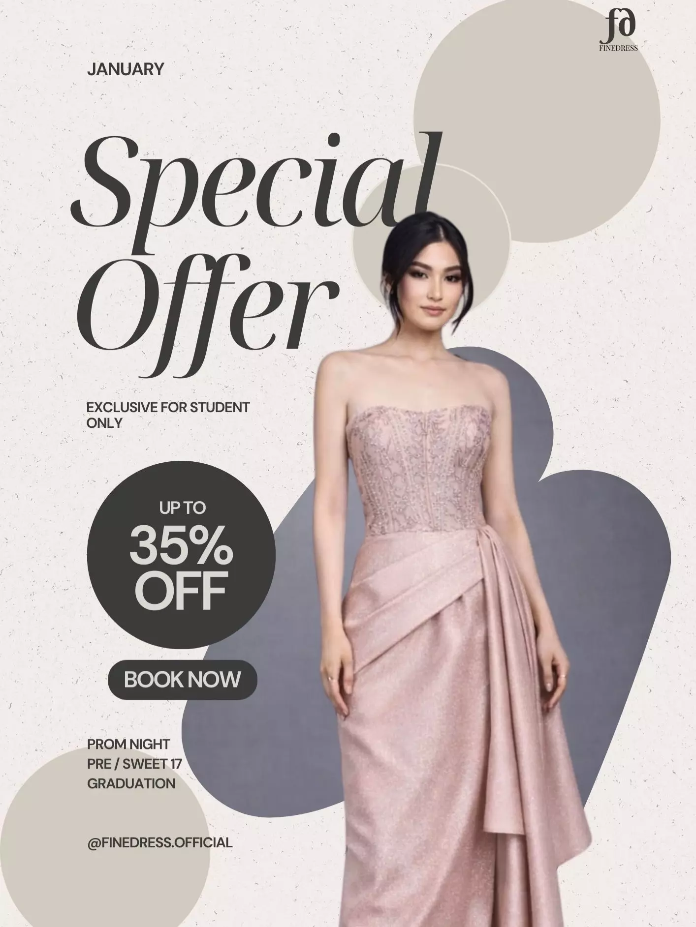 Promo Sewa Gaun Pesta